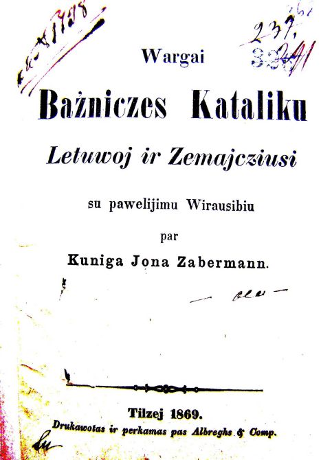 K. Laurinavičiūtės bandytos suplėšyti knygelės viršelis 